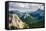 Mountain Range Landscape View in Jasper Np, Canada-MartinM303-Framed Stretched Canvas