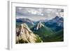 Mountain Range Landscape View in Jasper Np, Canada-MartinM303-Framed Photographic Print