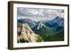 Mountain Range Landscape View in Jasper Np, Canada-MartinM303-Framed Photographic Print