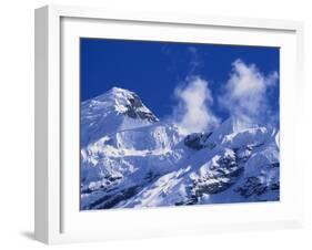 Mountain Range, Nepal, Asia-James Green-Framed Photographic Print