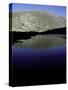 Mountain Reflected in a Blue Lake, Colorado-Michael Brown-Stretched Canvas
