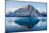 Mountain reflecting in lake at Banff National Park, Banff, Alberta, Canada-Panoramic Images-Mounted Photographic Print