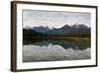 Mountain Reflections, Herbert Lake, Canada-George Oze-Framed Photographic Print