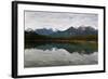 Mountain Reflections, Herbert Lake, Canada-George Oze-Framed Photographic Print