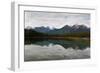 Mountain Reflections, Herbert Lake, Canada-George Oze-Framed Photographic Print