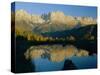 Mountain Reflections, Rosengartengrupp, Dolomites, Trentino-Alto Adige, Italy, Europe-Gavin Hellier-Stretched Canvas