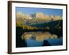 Mountain Reflections, Rosengartengrupp, Dolomites, Trentino-Alto Adige, Italy, Europe-Gavin Hellier-Framed Photographic Print