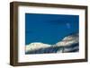 Mountain Ridge and Moon, Antarctic Peninsula-Paul Souders-Framed Photographic Print