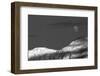 Mountain Ridge and Moon, Antarctic Peninsula-Paul Souders-Framed Photographic Print