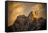 Mountain Ridge, Landscape in Tibet China.-bspguy-Framed Stretched Canvas