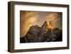 Mountain Ridge, Landscape in Tibet China.-bspguy-Framed Photographic Print
