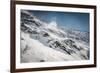 Mountain Ridge with Wind Blowing off Some Snow-Anze Bizjan-Framed Photographic Print