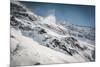 Mountain Ridge with Wind Blowing off Some Snow-Anze Bizjan-Mounted Photographic Print