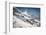 Mountain Ridge with Wind Blowing off Some Snow-Anze Bizjan-Framed Photographic Print