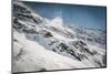 Mountain Ridge with Wind Blowing off Some Snow-Anze Bizjan-Mounted Photographic Print