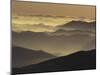 Mountain Ridges at Sunrise, Great Smoky Mountains National Park, Tennessee, USA-Adam Jones-Mounted Photographic Print