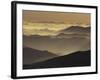 Mountain Ridges at Sunrise, Great Smoky Mountains National Park, Tennessee, USA-Adam Jones-Framed Photographic Print