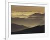 Mountain Ridges at Sunrise, Great Smoky Mountains National Park, Tennessee, USA-Adam Jones-Framed Photographic Print