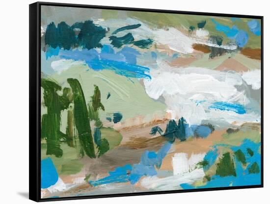 Mountain River I-Melissa Wang-Framed Stretched Canvas