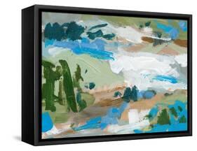 Mountain River I-Melissa Wang-Framed Stretched Canvas