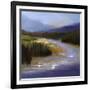 Mountain River II-Sheila Finch-Framed Art Print