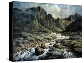 Mountain River-Richard Willis-Stretched Canvas