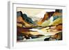 Mountain River-Avril Anouilh-Framed Art Print