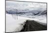 Mountain Road in Spring, Kvaloya (Whale Island), Troms, Arctic Norway, Scandinavia, Europe-David Lomax-Mounted Photographic Print