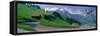 Mountain Road Jaunpass Switzerland-null-Framed Stretched Canvas