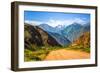 Mountain Road Landscape-Ruslan Gusev-Framed Photographic Print