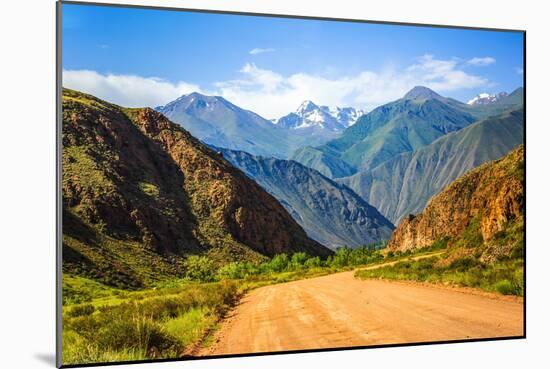 Mountain Road Landscape-Ruslan Gusev-Mounted Photographic Print