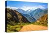 Mountain Road Landscape-Ruslan Gusev-Stretched Canvas