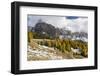 Mountain Road Leading Up to Grodner Joch, Passo Gardena from Groeden Valley, Val Badia in Dolomites-Martin Zwick-Framed Photographic Print