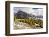 Mountain Road Leading Up to Grodner Joch, Passo Gardena from Groeden Valley, Val Badia in Dolomites-Martin Zwick-Framed Premium Photographic Print