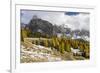 Mountain Road Leading Up to Grodner Joch, Passo Gardena from Groeden Valley, Val Badia in Dolomites-Martin Zwick-Framed Photographic Print