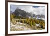 Mountain Road Leading Up to Grodner Joch, Passo Gardena from Groeden Valley, Val Badia in Dolomites-Martin Zwick-Framed Photographic Print