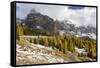 Mountain Road Leading Up to Grodner Joch, Passo Gardena from Groeden Valley, Val Badia in Dolomites-Martin Zwick-Framed Stretched Canvas