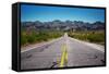 Mountain Road Scottsdale Arizona-null-Framed Stretched Canvas