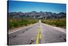 Mountain Road Scottsdale Arizona-null-Stretched Canvas