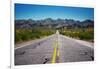 Mountain Road Scottsdale Arizona-null-Framed Photo