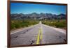 Mountain Road Scottsdale Arizona-null-Framed Photo