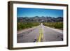 Mountain Road Scottsdale Arizona-null-Framed Photo