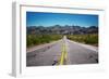 Mountain Road Scottsdale Arizona-null-Framed Photo