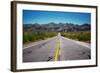 Mountain Road Scottsdale Arizona-null-Framed Photo