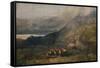 Mountain Road with Sleep, c1838-David Cox the elder-Framed Stretched Canvas