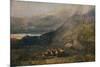 Mountain Road with Sleep, c1838-David Cox the elder-Mounted Giclee Print