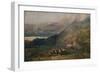 Mountain Road with Sleep, c1838-David Cox the elder-Framed Giclee Print