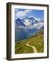 Mountain Route around the Matterhorn, Switzerland-Carlos Sánchez Pereyra-Framed Photographic Print