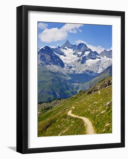 Mountain Route around the Matterhorn, Switzerland-Carlos Sánchez Pereyra-Framed Photographic Print