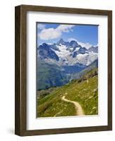 Mountain Route around the Matterhorn, Switzerland-Carlos Sánchez Pereyra-Framed Photographic Print